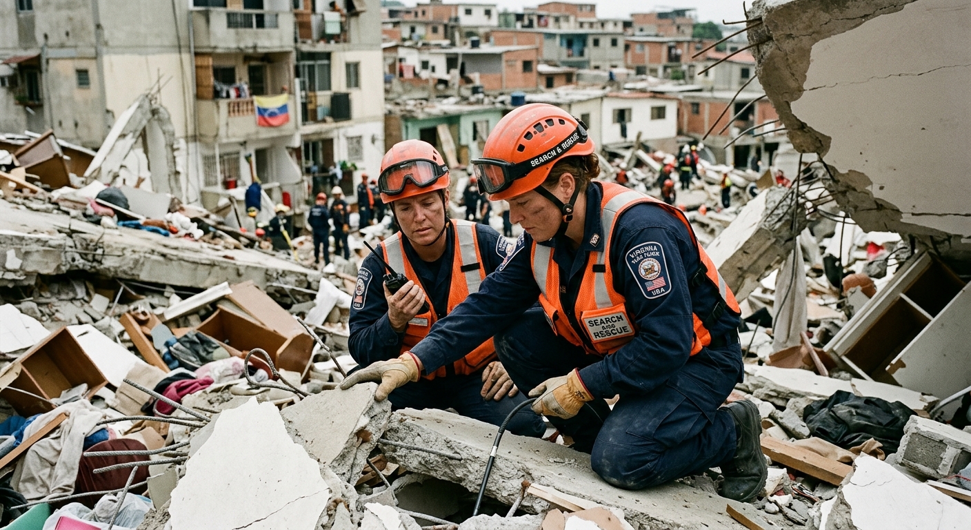 Virginia Teams Aid in Venezuelan Earthquake Recovery