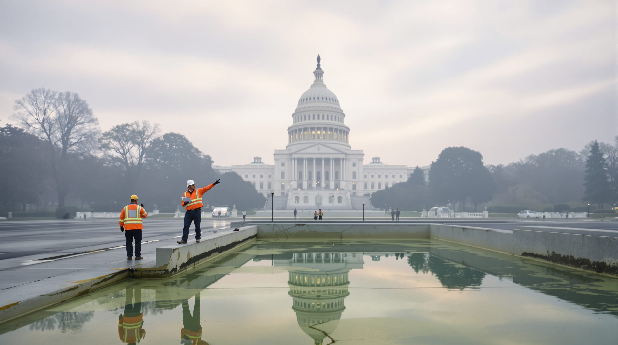 Reflecting Pool Fiasco: Politics and Media Drama
