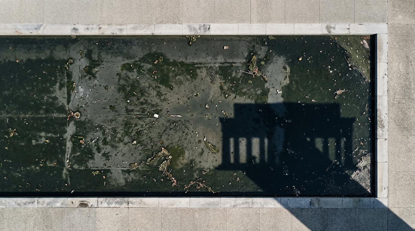 Reflecting Pool Damage: Political Narratives Clash
