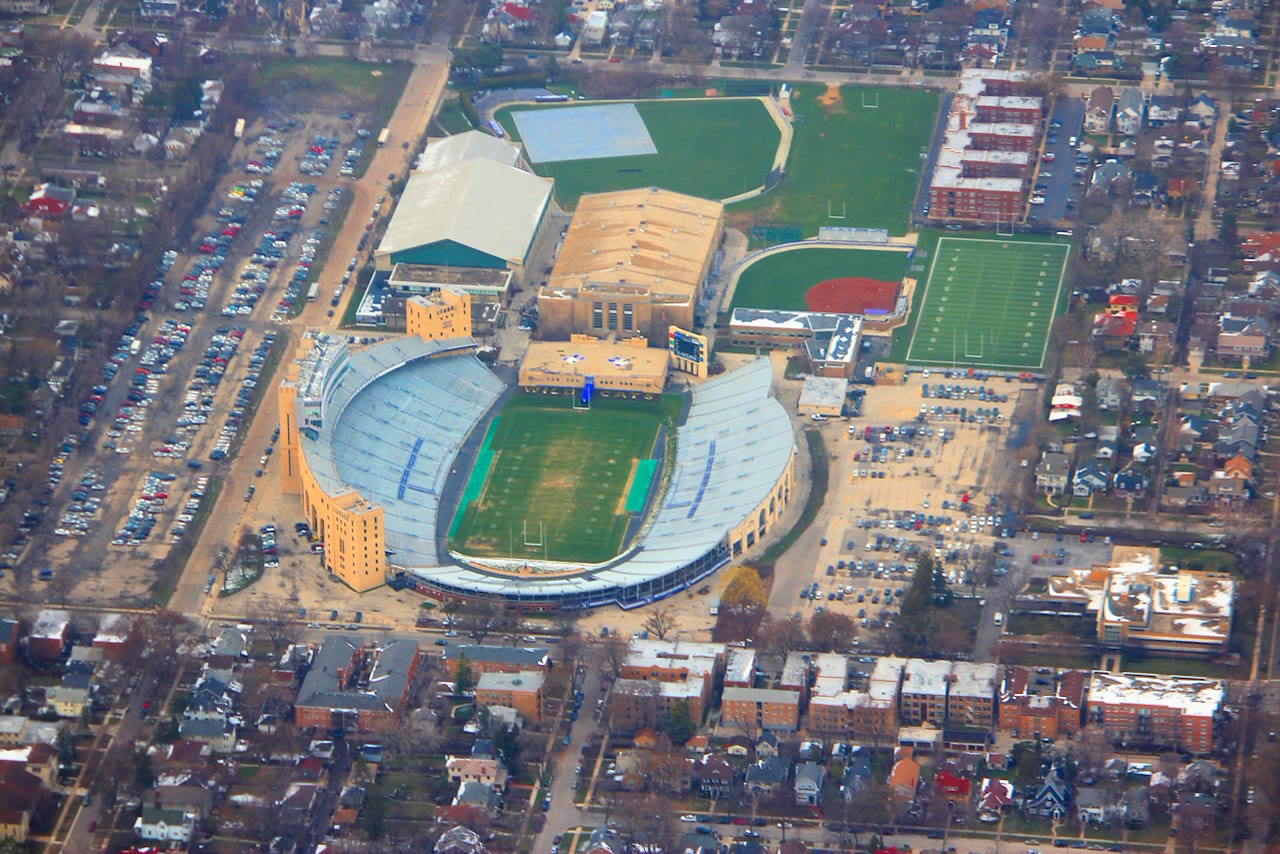 03 Chicago stadium of Northwestern Wildcats - college football stadium, Ryan Field in Chicago